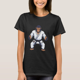 Camiseta Gorila Clássico de Artes Marciais para Judo Jiu-Ji