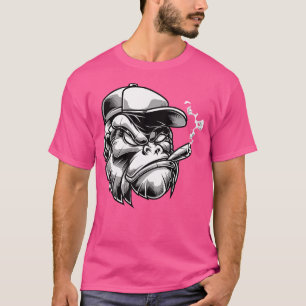 Camiseta Gorila Com Charuto Macaco Silver Back