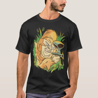 Camiseta Gorila Com Paintball Gun Funny Animal