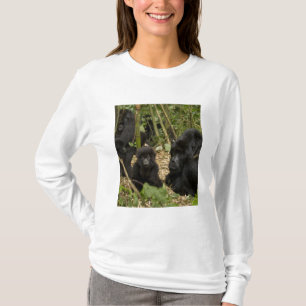 Camiseta Gorila da Montanha, adulto com filhote