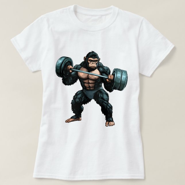 Camiseta Gorila de Ferro (Frente do Design)