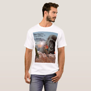 Camiseta Gorila E Respeite O Logotipo De Amizade,