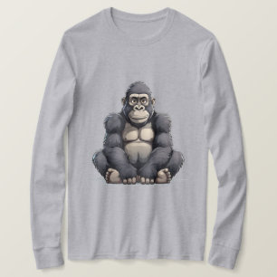 Camiseta Gorila estilo desenho animado