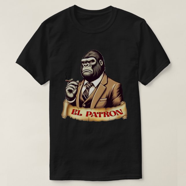 Camiseta gorila legal (Frente do Design)