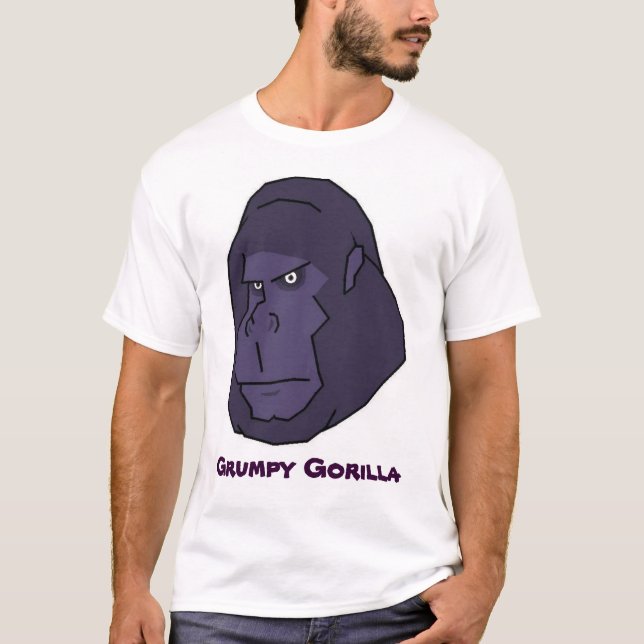 Camiseta Gorila mal-humorado (Frente)
