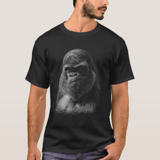 Camiseta Gorila Para Crianças Ape Wildlife Zoo