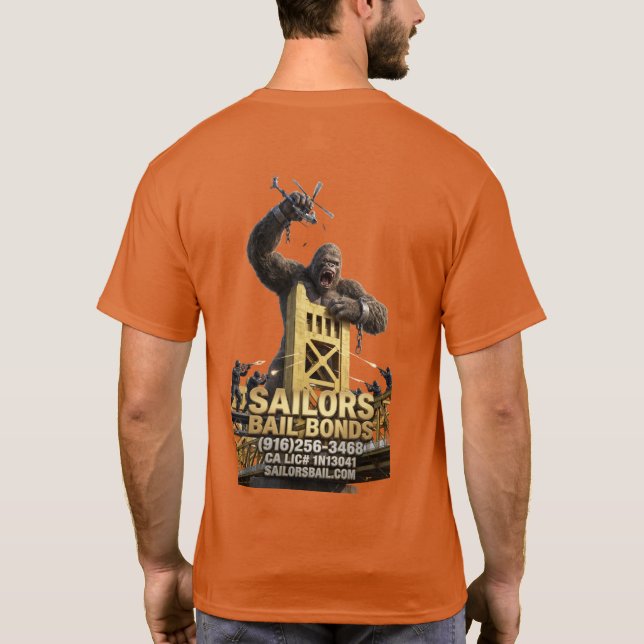 Camiseta Gorila Rei Enfrenta LEO (Verso)