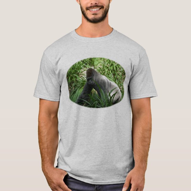 Camiseta Gorila traseiro da lâmina (Frente)