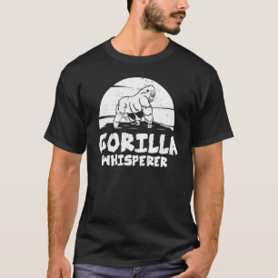 Camiseta Gorilla Animal Quote Macaco Habitat Silverback Wes