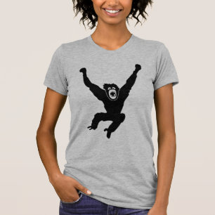 Camiseta gorilla ape affe monkey chimp crazy orang utan
