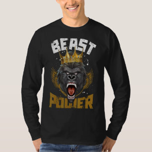 Camiseta Gorilla Beast Power Malhação Bodybuilding Gym Work