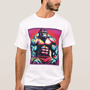 Camiseta Gorilla Bodybuilder Lifter Pop