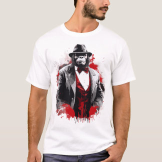Camiseta Gorilla Boss: Estilo de Dapper e Swagger de Rua!