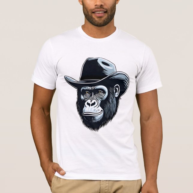 Camiseta Gorilla Cowboy (Frente)