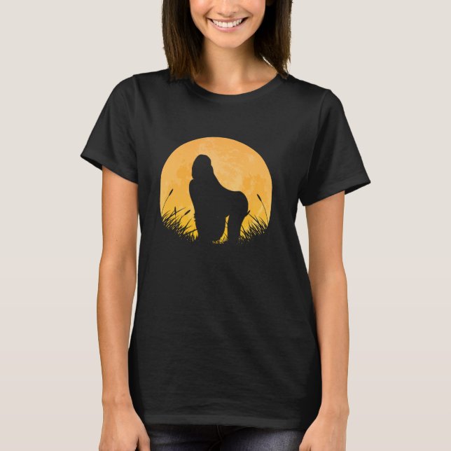 Camiseta Gorilla Easy Halloween Outfit Ape Custo Da Lua Ani (Frente)