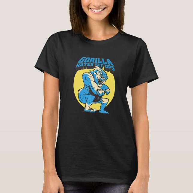 Camiseta Gorilla Hates Senta-Te (Frente)