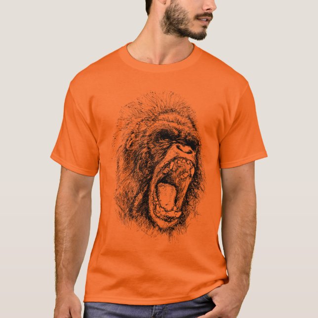 Camiseta Gorilla Head (Frente)
