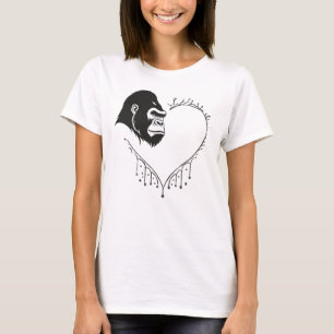 Camiseta Gorilla Heartbeat