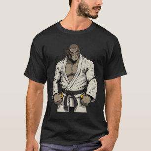 Camiseta Gorilla In Keikogi - Karateka Japonês