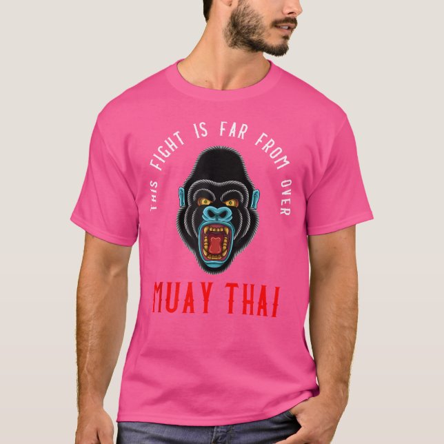Camiseta Gorilla Muay Thai Boxing E Kickboxing (Frente)