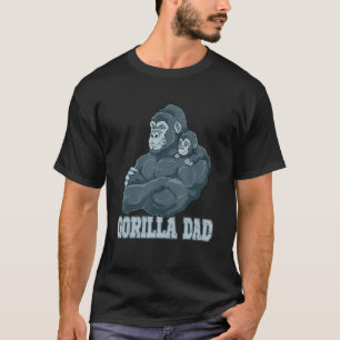 Camiseta Gorilla Pai Gorilla Pai Papa Dia de os pais