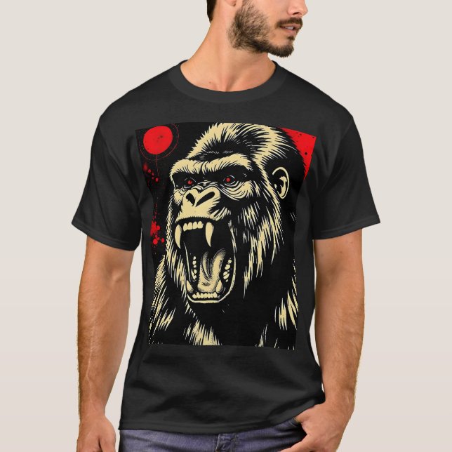 Camiseta Gorilla Retro (Frente)