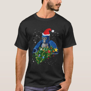 Camiseta Gorilla Tag Natal Divertido