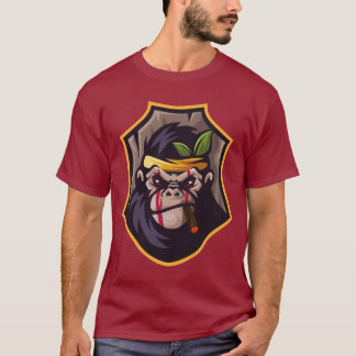 Camiseta Gorilla with war makeup