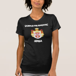 Camiseta Gornji Milanovac, Sérvia com casaco de armas