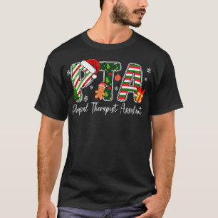 Camiseta Gorro de Papai Noel Retro de Terapeuta Físico Assi