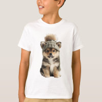Gorro de Pompom Shiba Filhote Kids