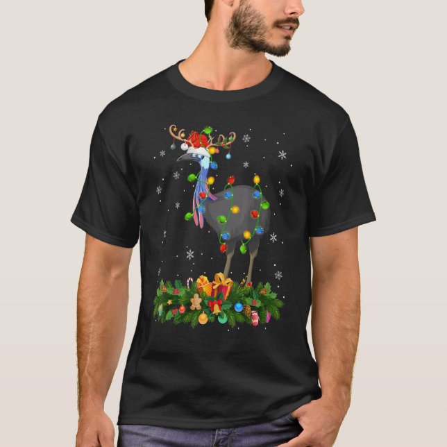 Camiseta Gorro de Renascer das Férias de Natal Pássaro Cass (Frente)