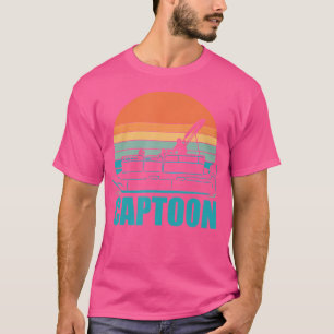Camiseta Gorro Divertido de Capitão de Pontão Pontoon Trito