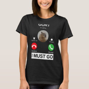 Camiseta Gort está chamando Capybara. Está chamando os puls