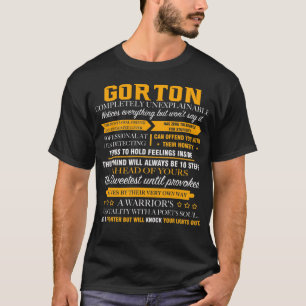 Camiseta GORTON completamente inexplicável