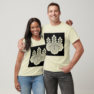 Camiseta Goshichi nenhum quadrado invertido kiri, Japão