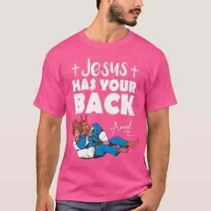 Camiseta Gospel Mma Brasileiro Jiujitsu Cartoon Bjj Art