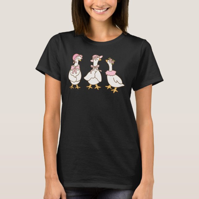 Camiseta Gossiping Geese (Frente)