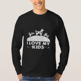 Camiseta Gosta Eu Amo Os Meus Filhos De Bicho