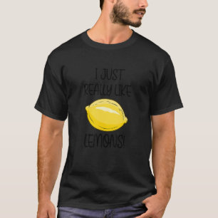 Camiseta Gosta mesmo de limões limões de Fruta de citrinos 