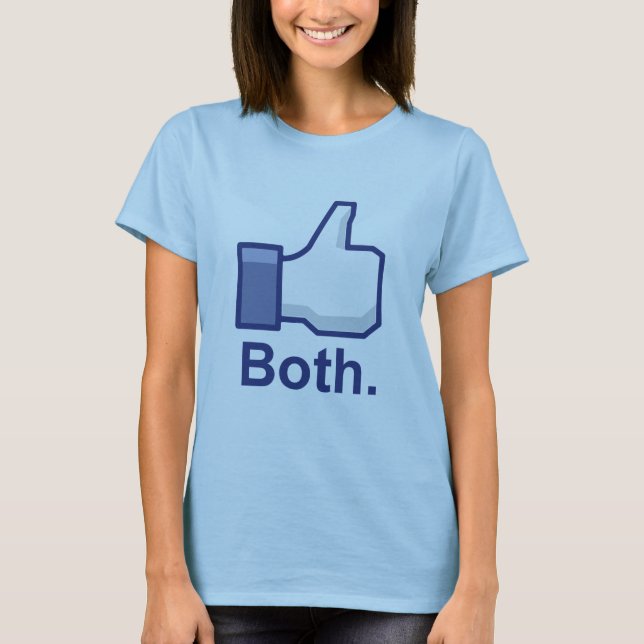 Camiseta Gostar de Ambos (Frente)