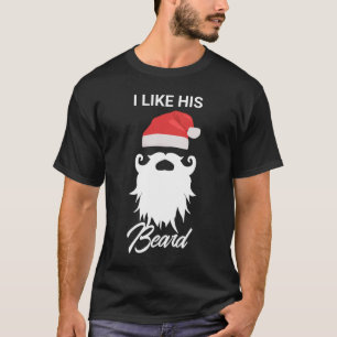 Camiseta Gosto Das Papais noeis De Natal Da Barba Dele Corr