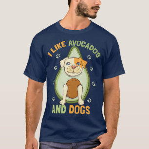 Camiseta Gosto De Abacates E CãesGuacamole Avocado