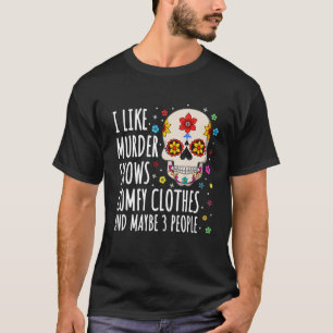 Camiseta Gosto de Assassinato, Comfy Roupas e Talvez 3 P