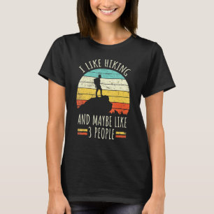 Camiseta Gosto De Caminhar E Talvez De Três Pessoas De Acam