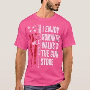Camiseta Gosto De Caminhos Românticos Para A Arma Engraçada