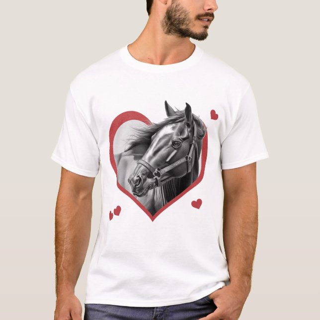 Camiseta Gosto de Cavalos novos 2 (Frente)