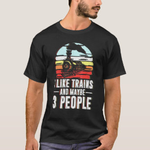 Camiseta Gosto De Comboios E Talvez De Três Caminhos De Fer