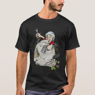 Camiseta Gosto de escalada engraçada