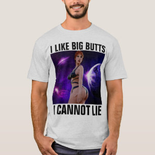CAMISETA GOSTO DE GRANDES BUMBUNS QUE NÃO POSSO MENTIR T-S